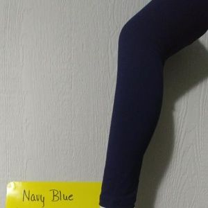Super Soft Buttery Navy Blue Leggings NWT